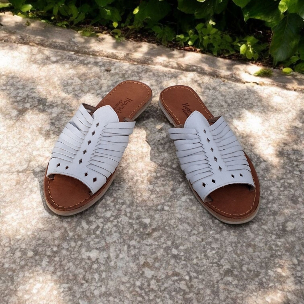 BearPaw Huaraches Women's White Sandals